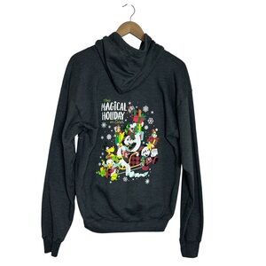 Disney Parks "Most Magical Holiday on Earth" zip-up hoodie Mickey and Friends M
